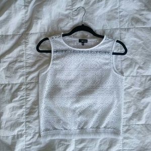 See through juniors tank top